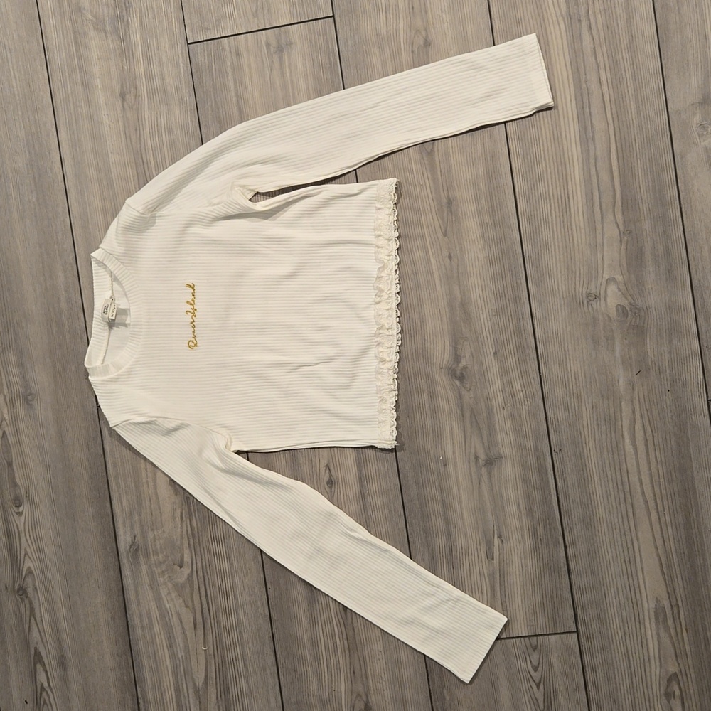 River Island Girl's Ribbed Long Sleeve